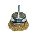 K-Tool International Coarse Crimped End Wire Cup Brush, 3In. KTI79216